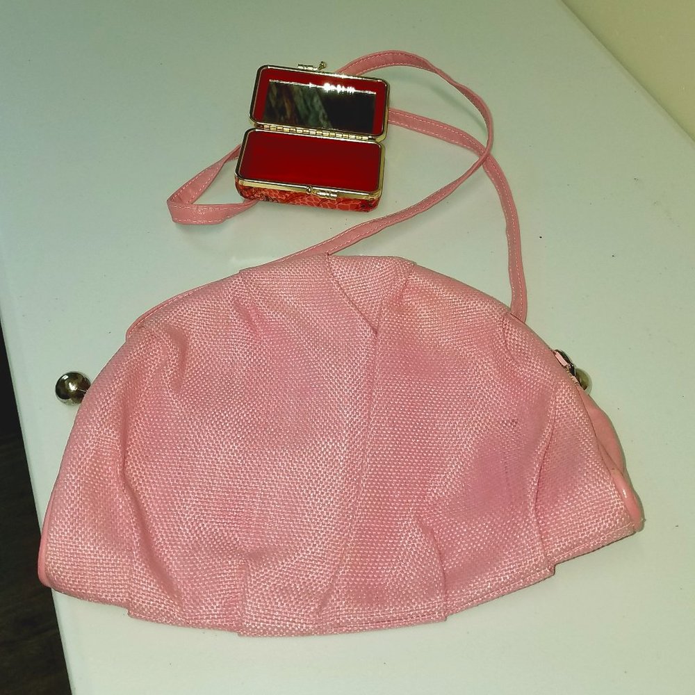 Cross Body Purse and Lipstick clutch mirror purse.